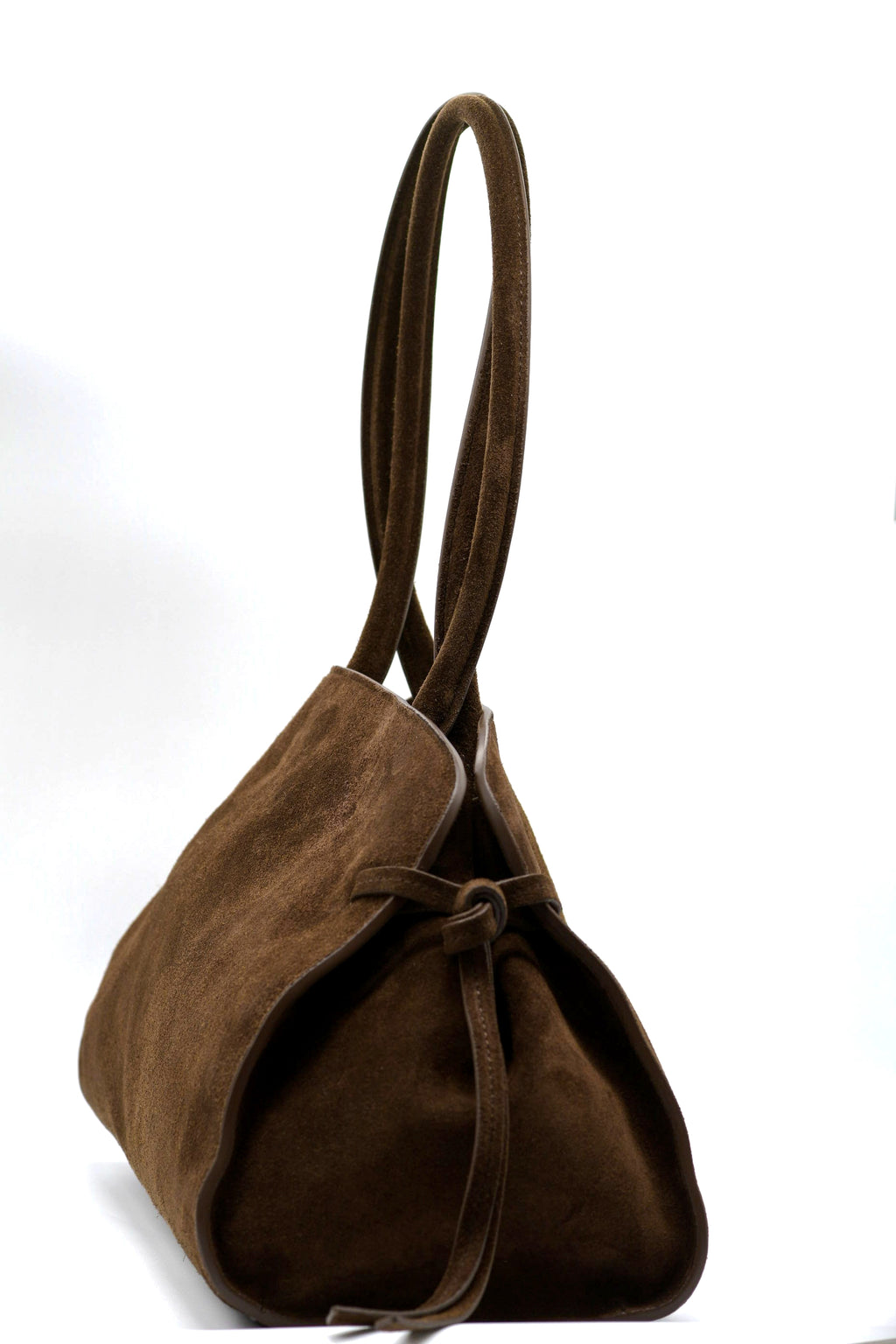 MMAR Halyna – Chocolate Suede Shoulder Bag