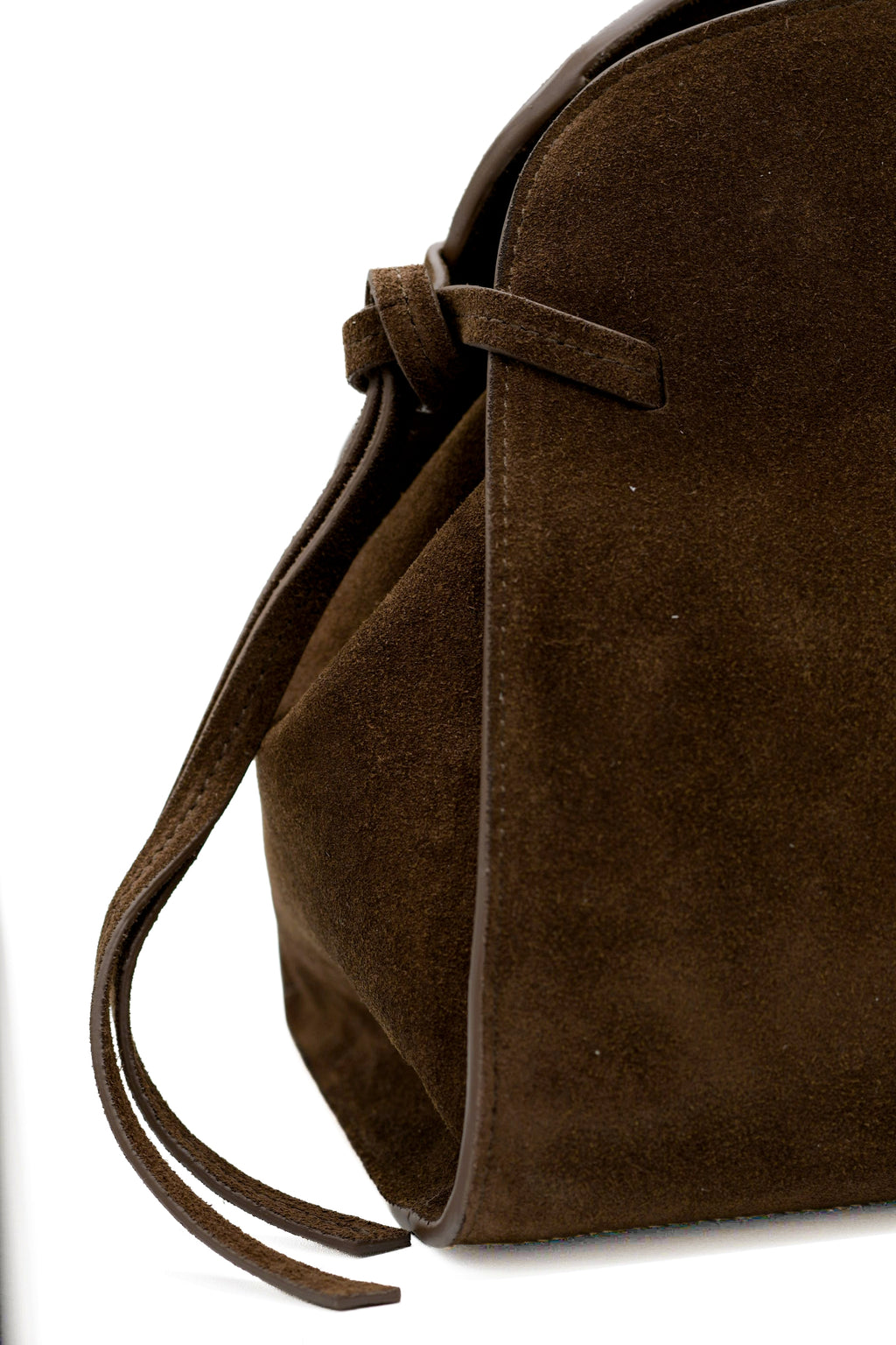 MMAR Halyna – Chocolate Suede Shoulder Bag