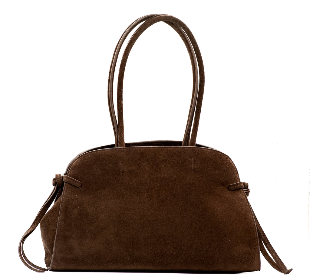 MMAR Halyna – Chocolate Suede Shoulder Bag