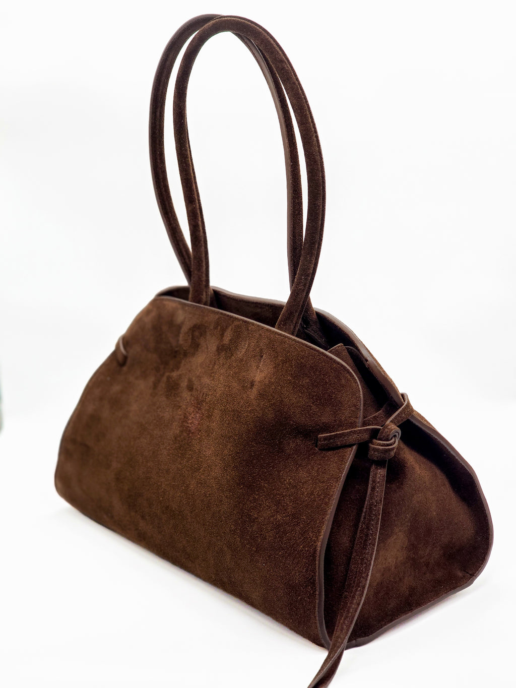 MMAR Halyna – Chocolate Suede Shoulder Bag