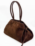MMAR Halyna – Chocolate Suede Shoulder Bag